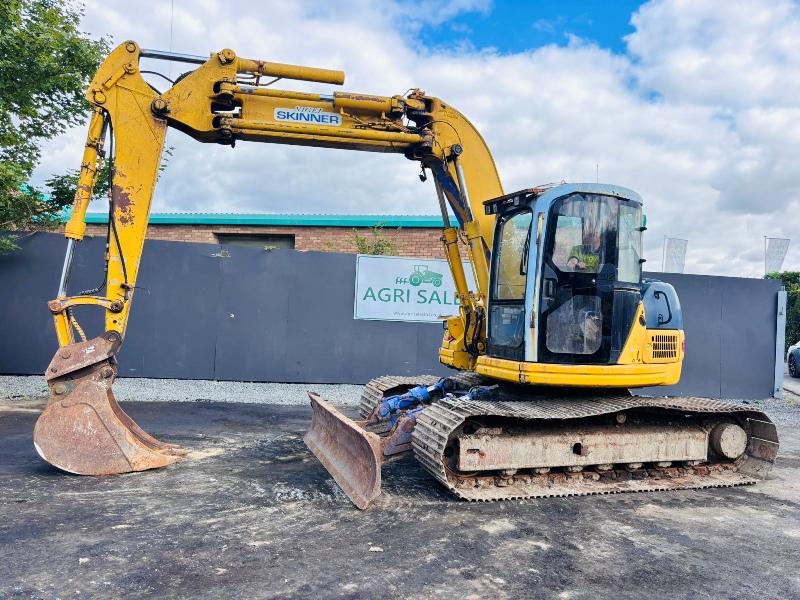KOMATSU PC130 LC TRACKED EXCAVATOR*C/W OFFSET BOOM*VIDEO*
