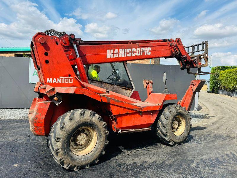 MANITOU MT1230 SCP TELEHANDLER*C/W JACK LEGS AND PALLEET TINES*VIDEO*