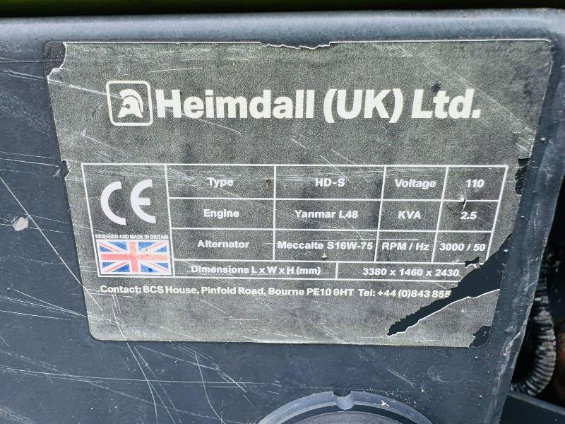 HEIMDALL LIGHTING TOWERS*C/W HYDRAULIC LEGS*YEAR 2015*VIDEO*