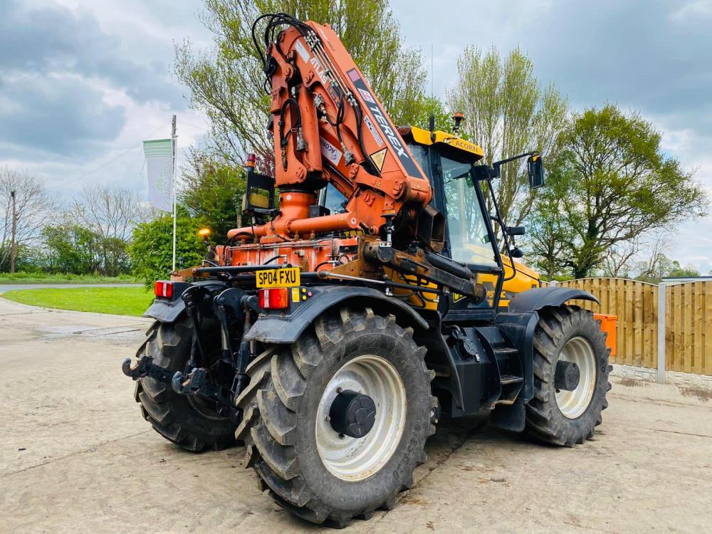 JCB 2135 4WS FASTRAC C/W REMOTE CONTROL ATLAS TEREX 105.6 CRANE YEAR 2006