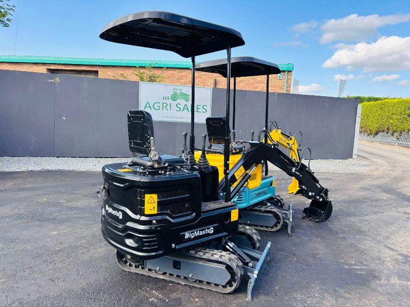 *NEW*UNUSED*DIGMASTER DM100 & 105 MINI EXCAVATOR*CHOICE OF 10*VIDEO*