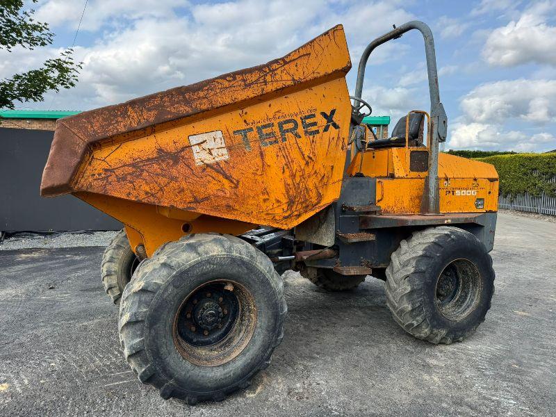 TEREX PT9000 9 TONNE STRAIGHT TIP DUMPER*C/W ROLL BAR*VIDEO*
