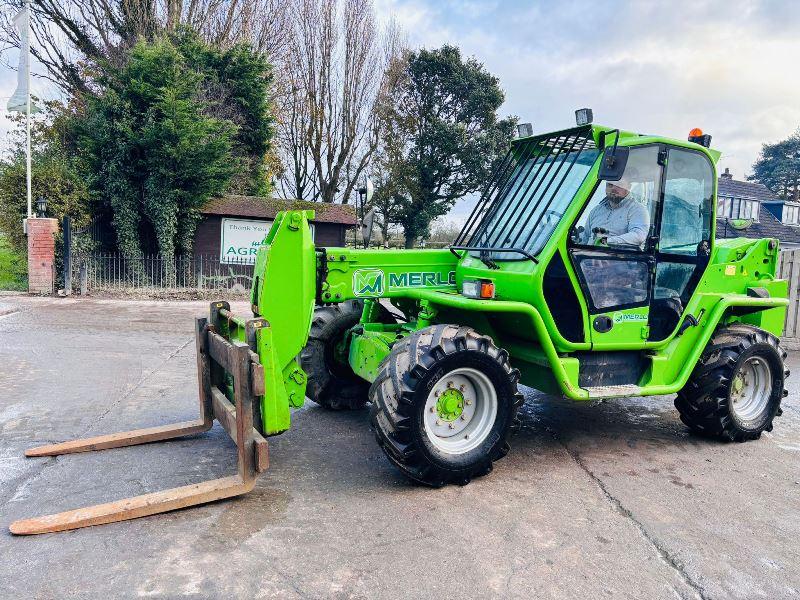 MERLO P60.102 4WD TELEHANDLER *YEAR 2010, 10 METER, 6 TON LIFT* ENGINE SMOKES *VIDEO*
