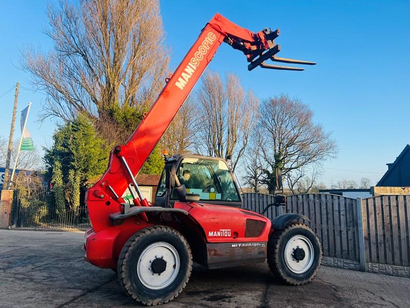 MANITOU MLT845-120 4WD TELEHANDLER C/W PALLET TINES *VIDEO*