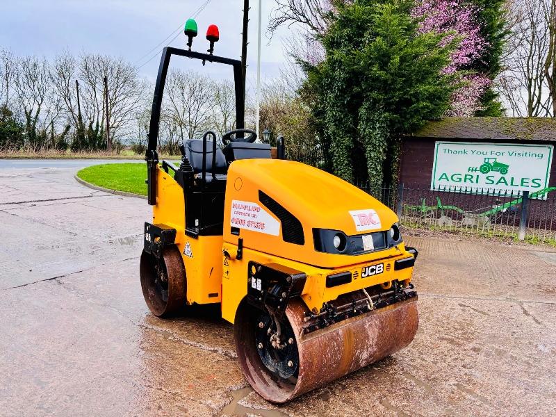 JCB VMT260 DOUBLE DRUM ROLLER *YEAR 2014, 1406 HOURS* C/W ROLE BAR *VIDEO*