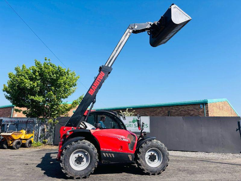MANITOU MLT635-130 TURBO PS TELEHANDLER JOYSTICK CONTROLS*C/W BUCKET*VIDEO*