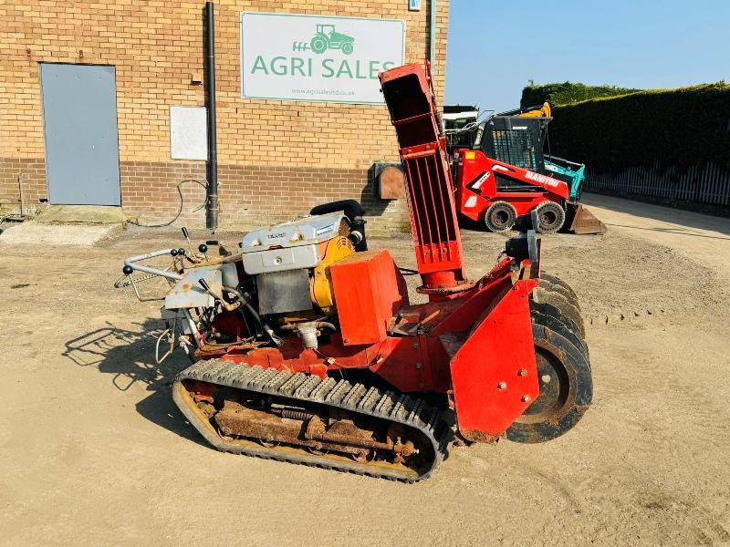 FUJII FSR1100GKD TRACKED SNOW BLOWER* SWAY & TILT*VIDEO*