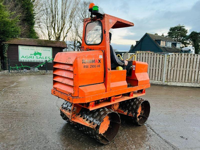 RAMMAX RW2900-HF PADFOOT ROLLER * YEAR 2008 * C/W KUBOTA ENGINE *VIDEO*