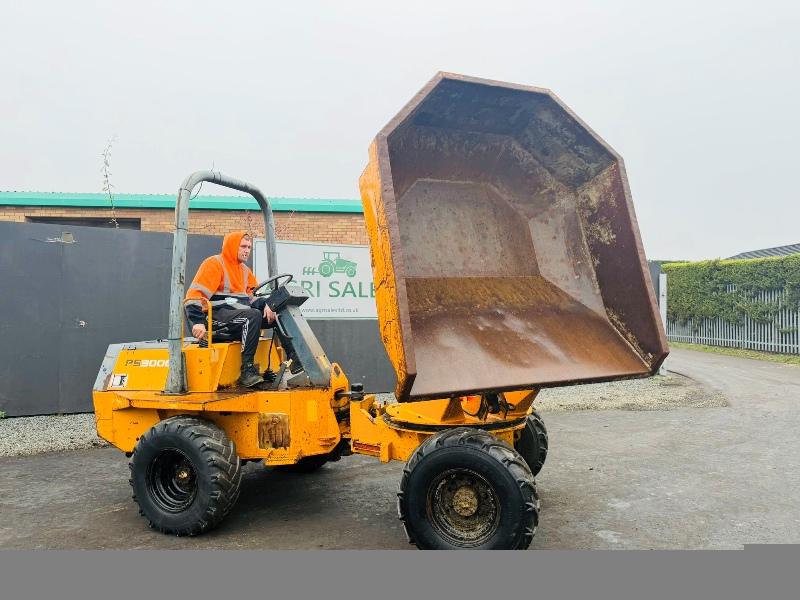 TEREX PS3000 SWIVLE TIP DUMPER*C/W ROLEBAR*VIDEO*