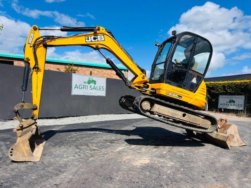 JCB 8065 EXCAVATOR*C/W 3 BUCKETS*READING 3578 HOURS*VIDEO*