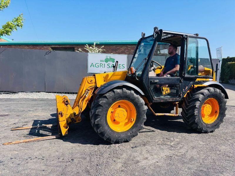 JCB 526-55 TURBO TELEHANDLER *C/W PALLET TINES*VIDEO*