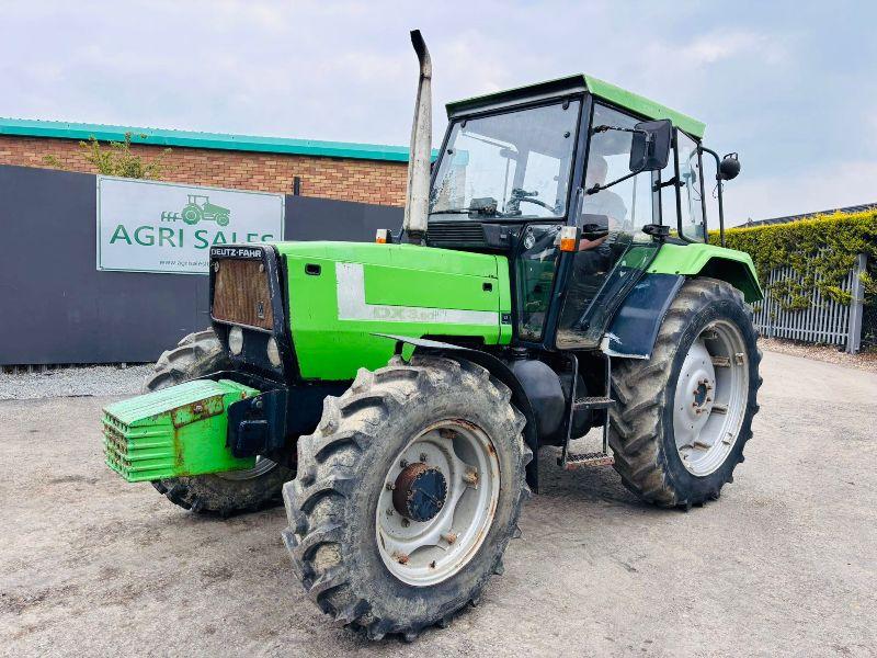 DEUTZ FAHR DX 3.90 4WD TRACTOR *C/W FRONT WEIGHTS*VIDEO*
