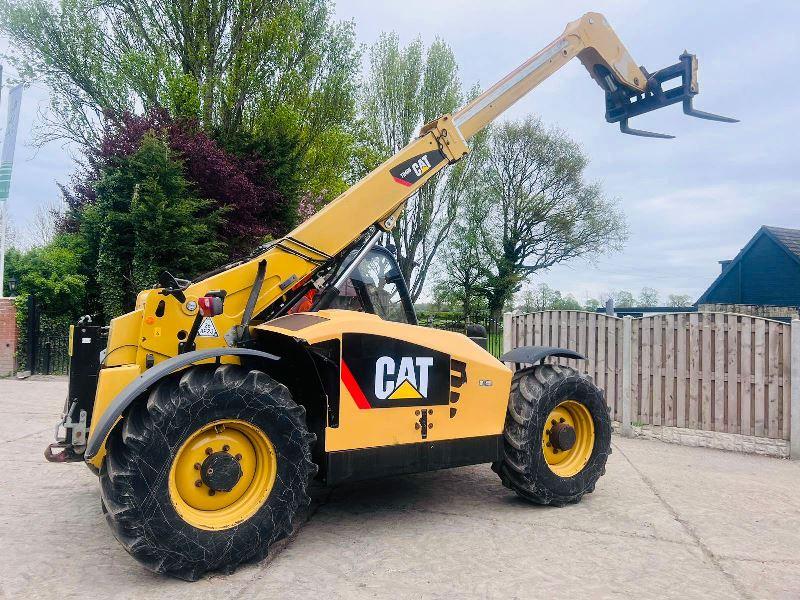 CATERPILLAR TH406AG 4WD TELEHANDLER *AG-SPEC , YEAR 2012* C/W PALLET TINES *VIDEO*
