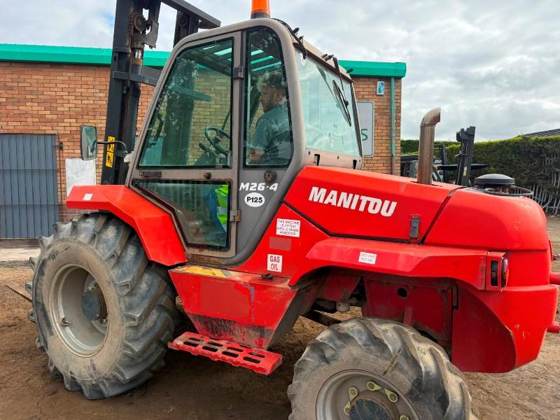 MANITOU M26-4 FORKLIFT*C/W PALLET TINES*VIDEO*