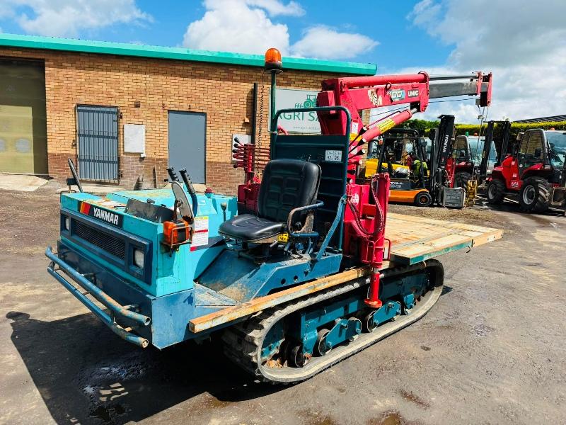 YANMAR C30R TRACKED MOBILE CRANE*C/W RUBBER TRACKS*VIDEO*