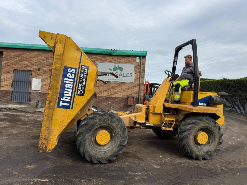 THWAITES 7 TONNE STRAIGHT TIP DUMPER*C/W PERKINS ENGINE*VIDEO*