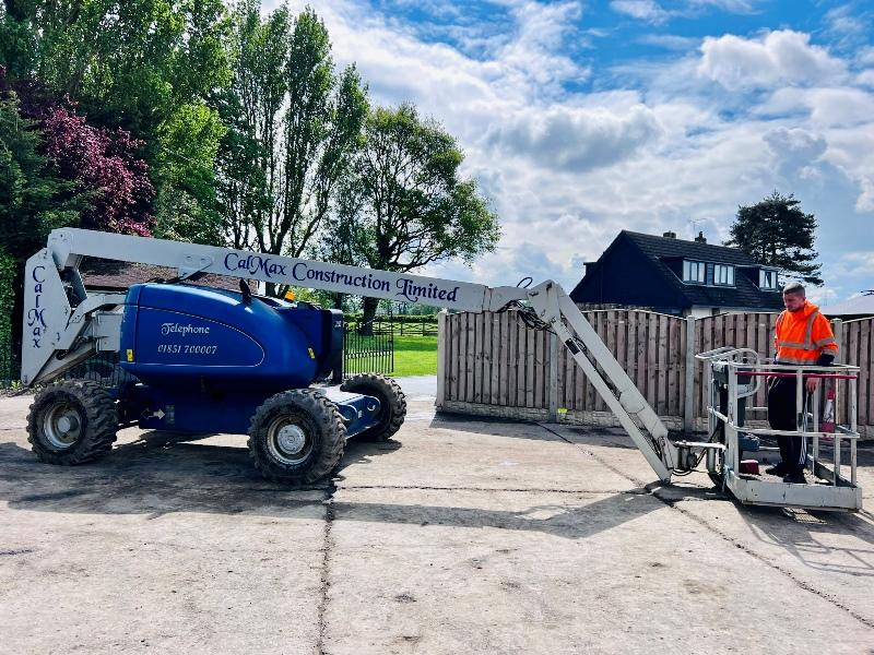 JLG 600AJ AIREL PLATFORM * 60FT REACH * C/W TELESCOPIC BOOM *VIDEO*