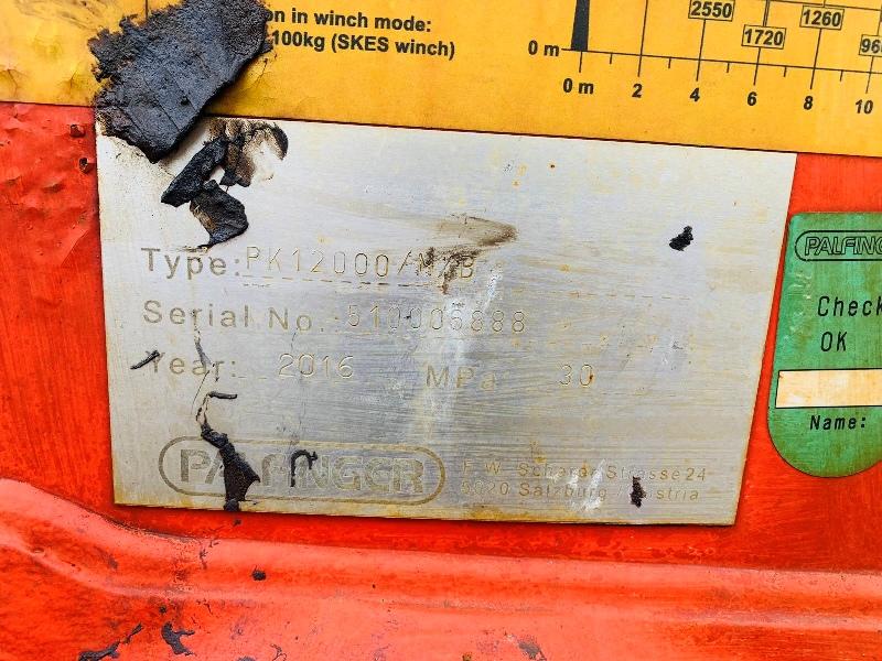 PALFINGER PK12000 HIAB CRANE*YEAR 2016*VIDEO*