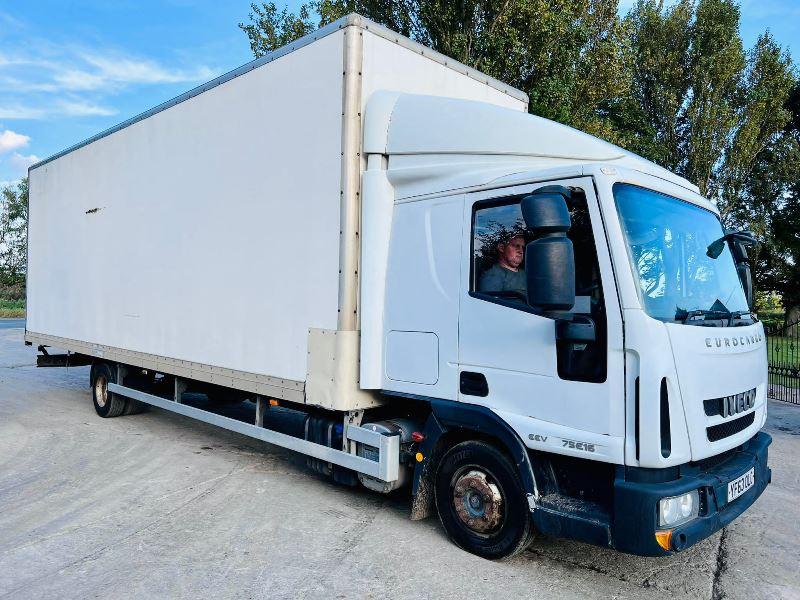IVECO EUROCARGO 7.5 TON BOX TRUCK *YEAR 2013* C/W REVERSE CAMERA *VIDEO*