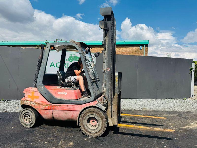 LINDE H30D-03 FORKLIFT*C/W PALLET TINES*VIDEO*
