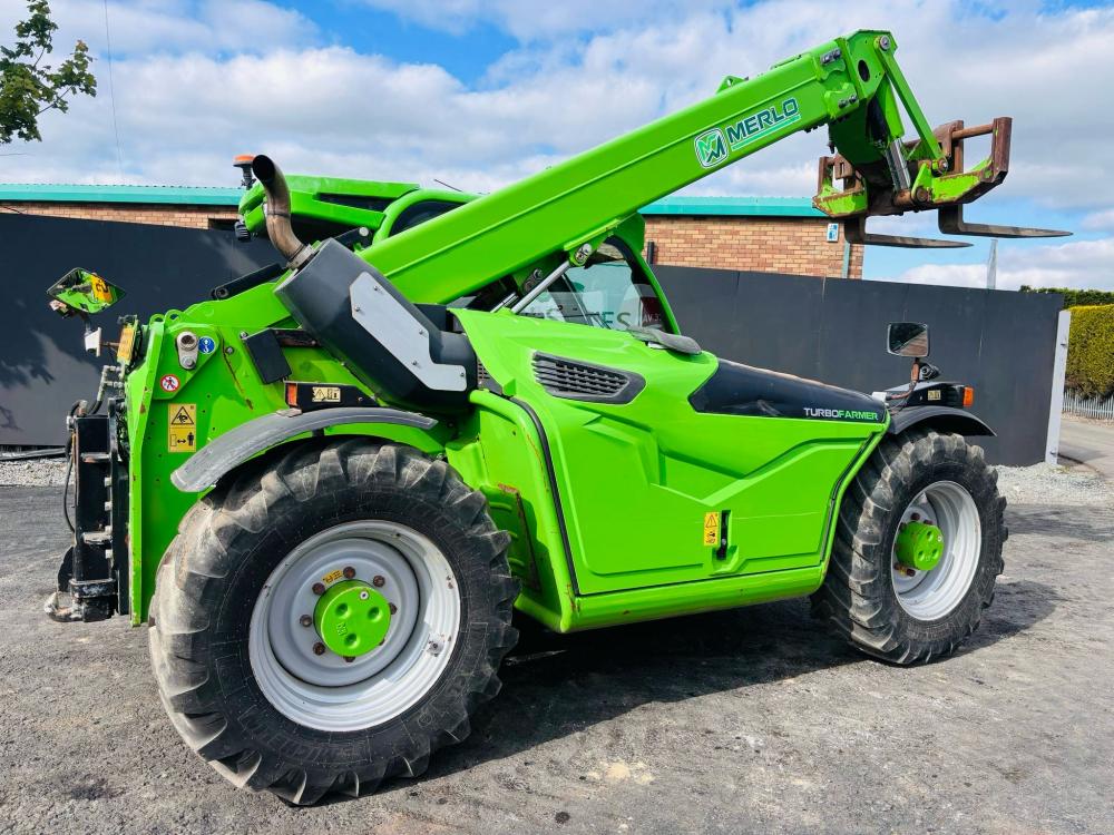 MERLO TF33.7 115 TURBO TELEHANDLER*AG SPEC *C/W PALLET TINES*YEAR 2017*VIDEO*