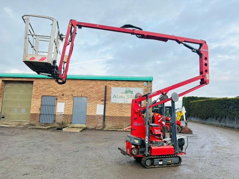HINOWA LIGHT LIFT 1472 TRACKED MANLIFT*12.5M REACH*VIDEO*