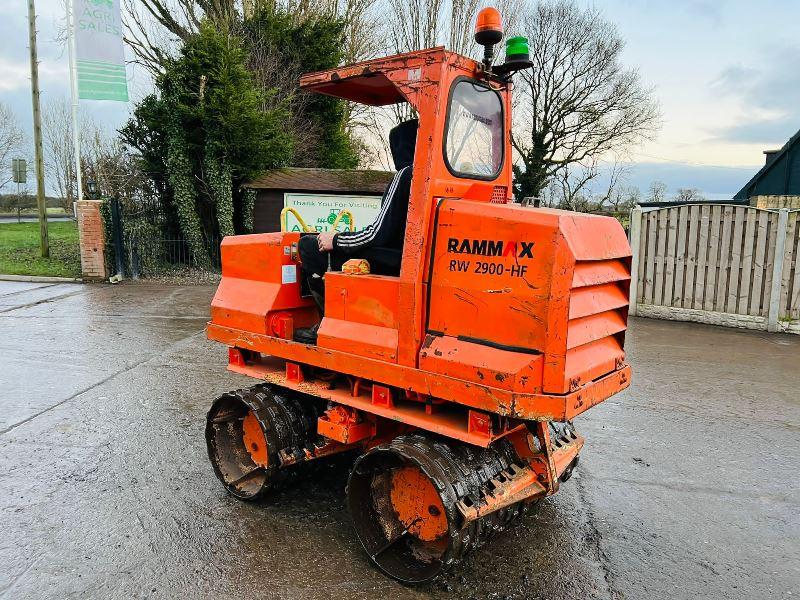 RAMMAX RW2900-HF PADFOOT ROLLER * YEAR 2008 * C/W KUBOTA ENGINE *VIDEO*