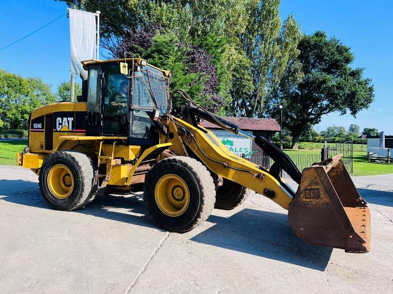 CATTERPILLAR 924G 4WD LOADING SHOVEL C/W REVERSE CAMERA *VIDEO*