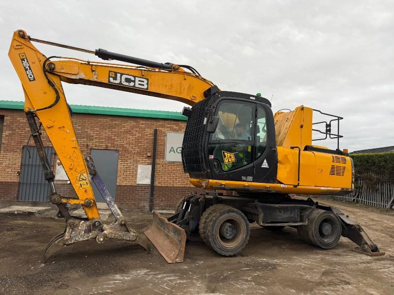 JCB JS160W WHEELED MATERIAL HANDLER*YEAR 2015*VIDEO*