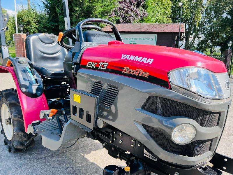 YANMAR GK13 4WD COMPACT TRACTOR *1451 HOURS* C/W ROLE BAR *VIDEO*