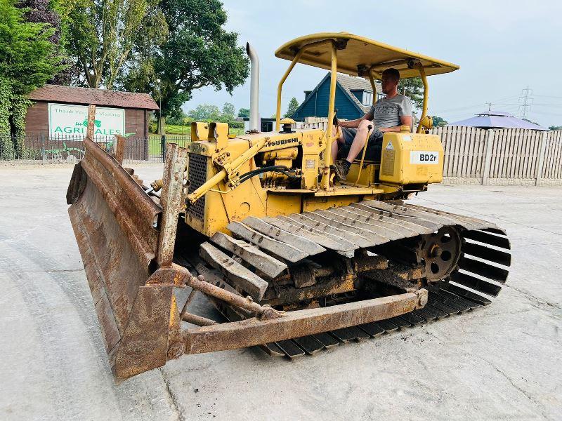 MITSUBISHI BD2P DOZER C/W STRAIGHT BLADE & TILT *VIDEO*