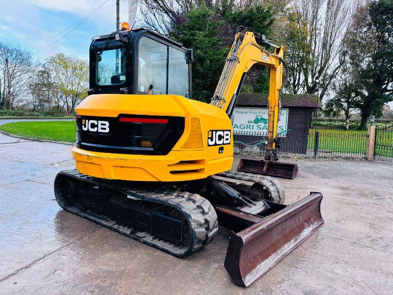 JCB 86C-1 EXCAVATOR *ZERO SWING, YEAR 2015* C/W QUICK HITCH *VIDEO*
