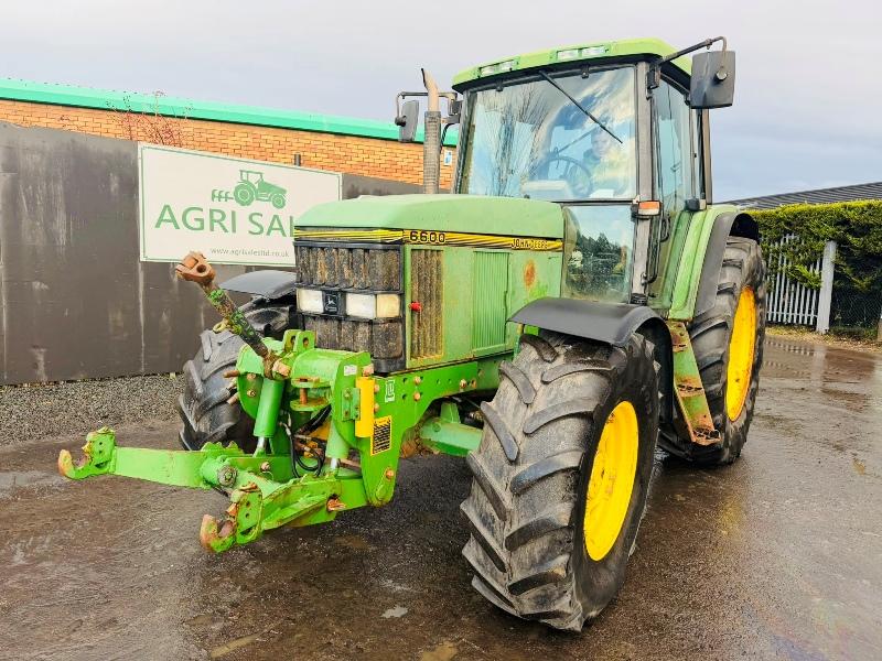 JOHN DEERE 6600 TRACTOR*C/W FRONT & REAR LINKAGE*VIDEO*
