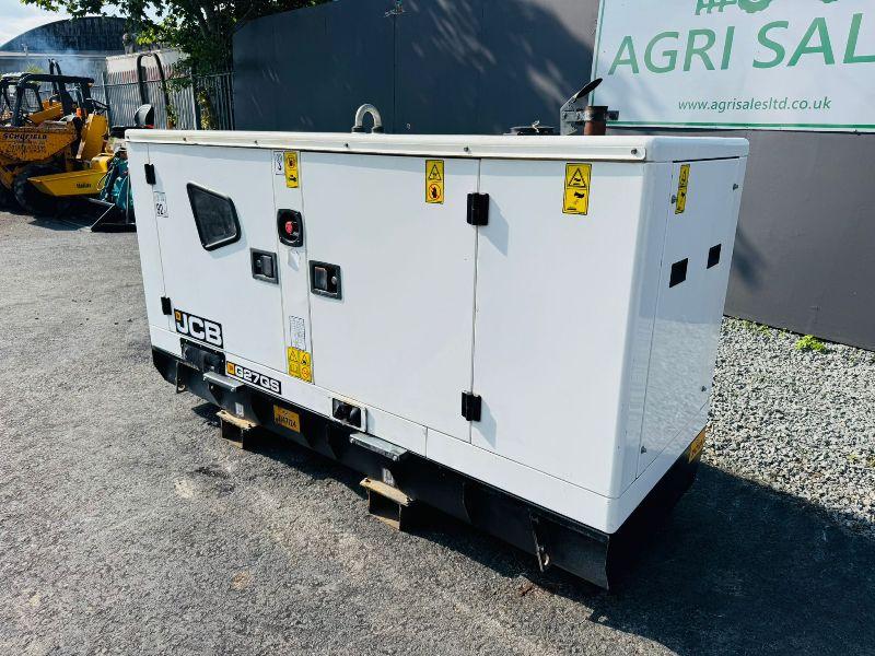 JCB G27QS GENERATOR 24KVA ON A SKID*YEAR 2022*VIDEO*
