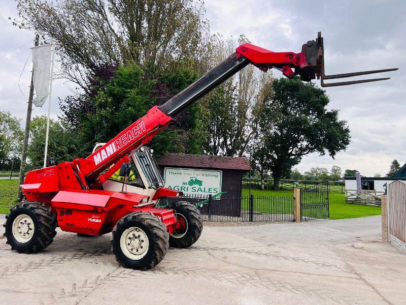 MANITOU MLT626 4WD TELEHANDLER C/W PALLET TINES *VIDEO*