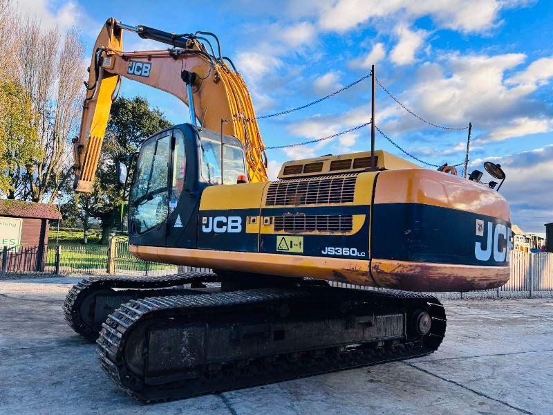 JCB JS360LC TRACKED EXCAVATOR *YEAR 2010* C/W REVERSE CAMERA *VIDEO*