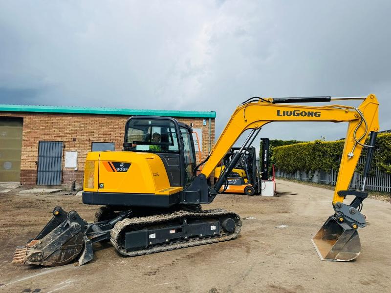 LIUGONG 906F EXCAVATOR*C/W 3 BUCKETS*2026*ONLY 34 HOURS*VIDEO*