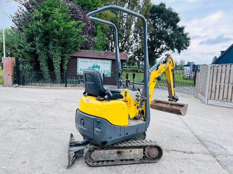 WACKER NEUSON 803 EXCAVATOR *YEAR 2017 , 2838 HOURS* C/W ROLE BAR *VIDEO*
