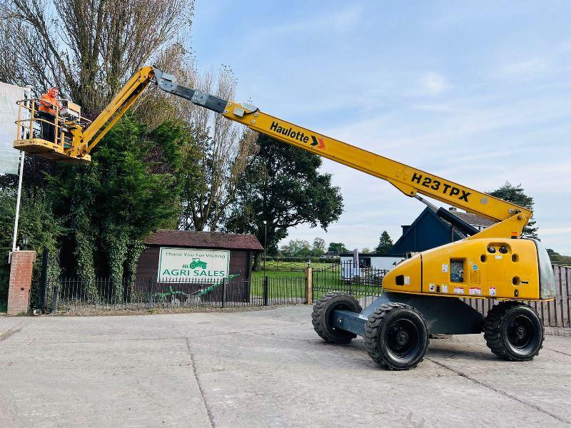 HAULOTTE H23TPX AIREL PLATFORM *23 METER REACH, YEAR 2013, 3440 HOURS*VIDEO*