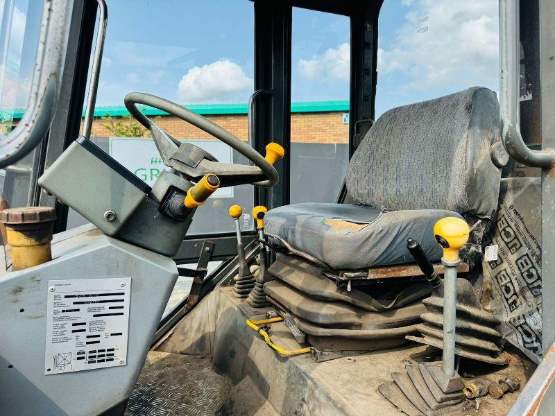 JCB 408 PIVOT STEER HANDLER *C/W LONG PALLET TINES*VIDEO*