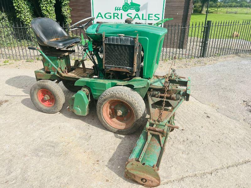 RANSOME DIESEL 3 GANG RIDE ON MOWER C/W KUBOTA ENGINE *VIDEO*