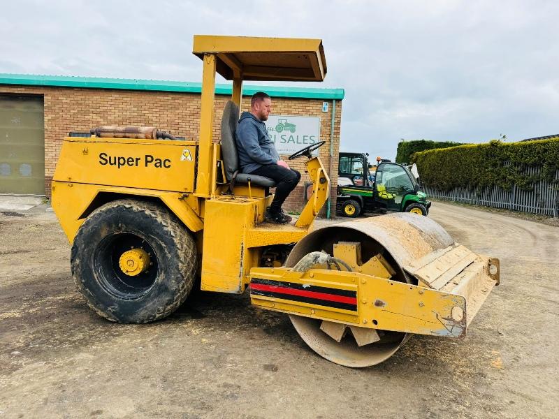 SUPER PAC 600 WHEELED ROLLER*C/W DEUTZ ENGINE*VIDEO*