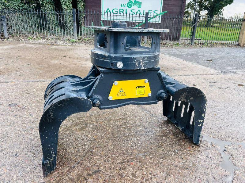 UNUSED MUSTANG GRP150 HYDRAULIC ROTATING SELECTOR GRAB *YEAR 2023* VIDEO *