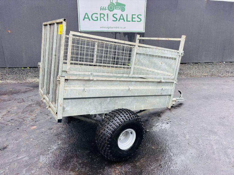 ROB ASTLEY SINGLE AXLE LOW TIP TRAILER*VIDEO*