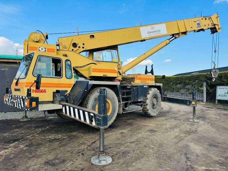 GROVE AT633B MOBILE CRANE*C/W 4X SUPPORT LEGS*VIDEO*