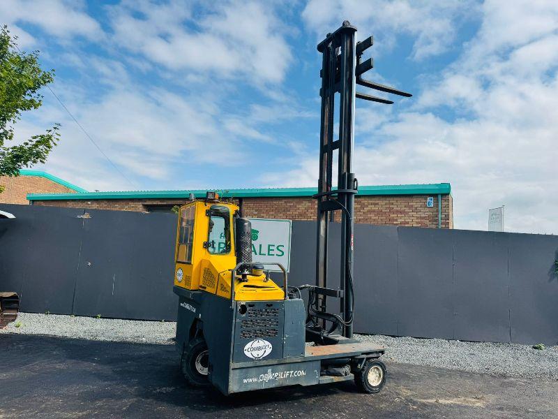 COMBILIFT 4000 DIESEL TRUCK MOUNTED FORKLIFT*C/W FORK POSITIONER*VIDEO*