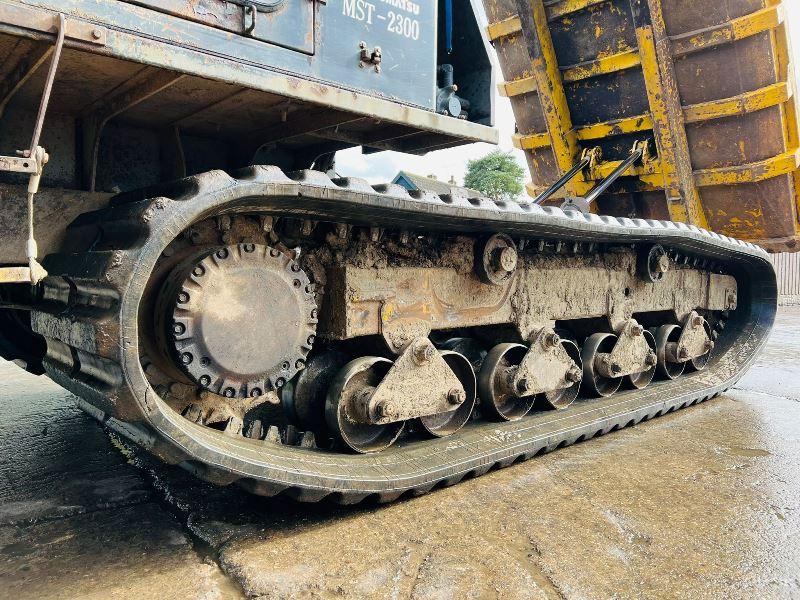 MOROOKA MST2300 TRACKED DUMPER (TRACKS NOT TURNING SPARE AND REPAIRS) *VIDEO*