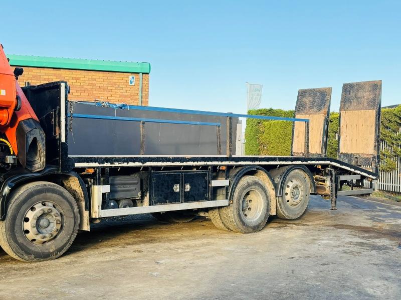 VOLVO FM 8X4 BEAVER TAIL LORRY*CRANE REMOVED*VIDEO*