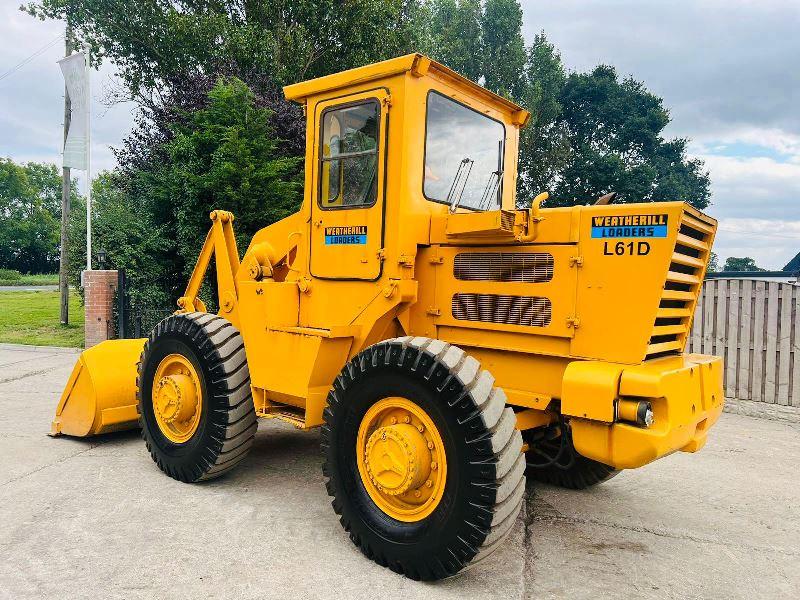 WEATHERILL L61D 4WD LOADING SHOVEL C/W LOADLOG 500+ SCALE'S *VIDEO*