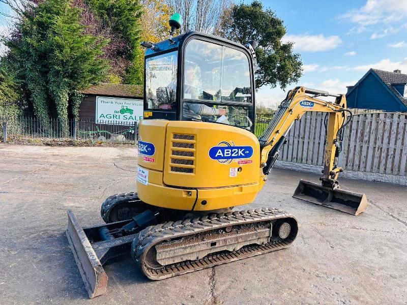 CATERPILLAR 302.7 TRACKED EXCAVATOR *YEAR 2014* C/W QUICK HITCH *VIDEO*